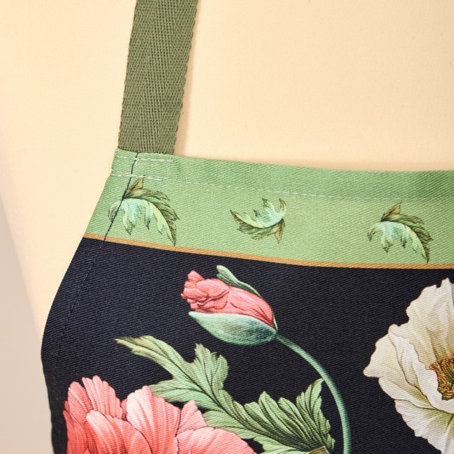 Фартук "маки",чёрный, 100% хлопок,твил Lefard (850-726-7) Фартук "маки",чёрный, 100% хлопок,твил Lefard (850-726-7)