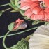 Фартук "маки",чёрный, 100% хлопок,твил SANTALINO (850-726-7)