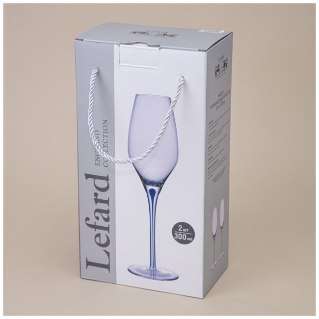 Набор бокалов для шампанского из 2 шт "accent" sky blue 300 мл Lefard (693-052)