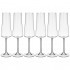 Набор бокалов для шампанского из 6 штук "xtra" 210 мл высота 26,6 см Crystalex (674-753)
