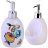Дозатор для мыла 450мл Летний букет доломит LR (30796)