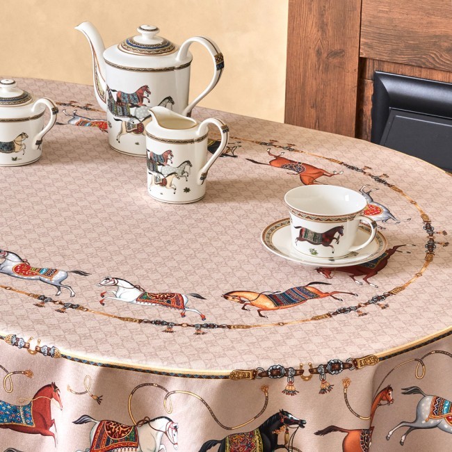 Скатерть овальная "passage"140х300см ,капучино, 100% хлопок,твил, пропитка Lefard (850-760-42) Скатерть овальная "passage"140х300см ,капучино, 100% хлопок,твил, пропитка Lefard (850-760-42)