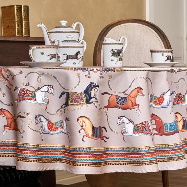 Скатерть овальная "passage"140х300см ,капучино, 100% хлопок,твил, пропитка Lefard (850-760-42) Скатерть овальная "passage"140х300см ,капучино, 100% хлопок,твил, пропитка Lefard (850-760-42)