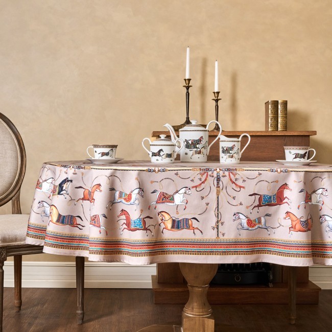 Скатерть овальная "passage"140х300см ,капучино, 100% хлопок,твил, пропитка Lefard (850-760-42) Скатерть овальная "passage"140х300см ,капучино, 100% хлопок,твил, пропитка Lefard (850-760-42)