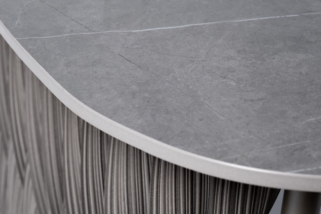 Стол журнальный уличный Оливер серый 77*130*43см (TT-00013256)