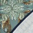 Скатерть круглая "листья морриса" gold stripe d220 см , 100% хлопок , твил, пропитка Lefard (850-752-27)
