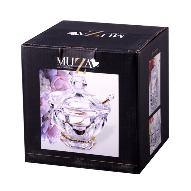 Банка для меда "рублевка" 250 мл. 12.5*12.5 см. высота=14 см. + ложка. коллекция "muza" Lefard (355-096) Банка для меда "рублевка" 250 мл. 12.5*12.5 см. высота=14 см. + ложка. коллекция "muza" Lefard (355-096)