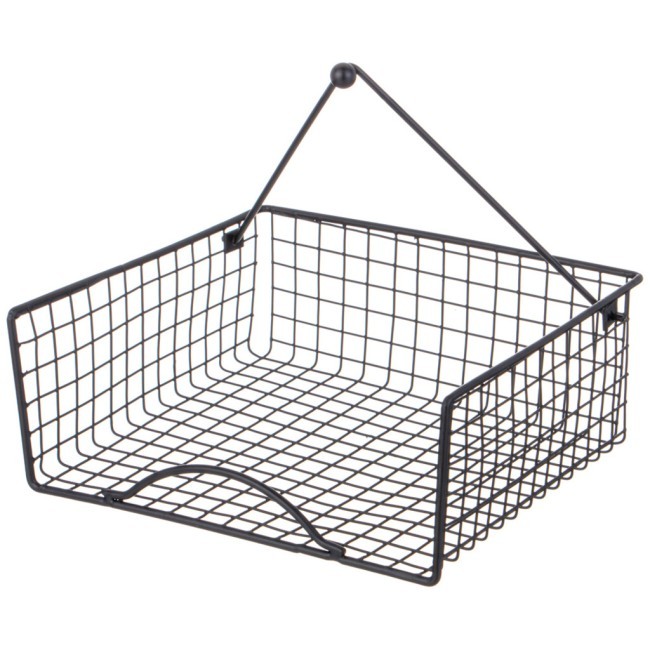 Салфетница  agness 19*19*8см черная Agness (917-128)