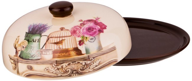 Блюдо для блинов с крышкой "флоренция" диаметр=23 см. высота=10 см. Agness (358-1351)