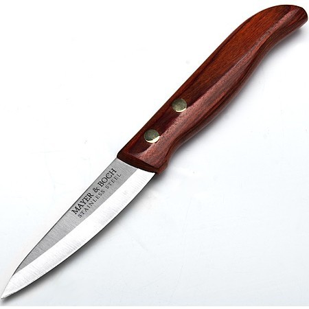 Нож 8,9см. ручка дерево МВ (х240) цена за 1 нож (23432)