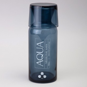 Графин с крышкой/стаканом "life style" blue 700мл Lefard (312-167)