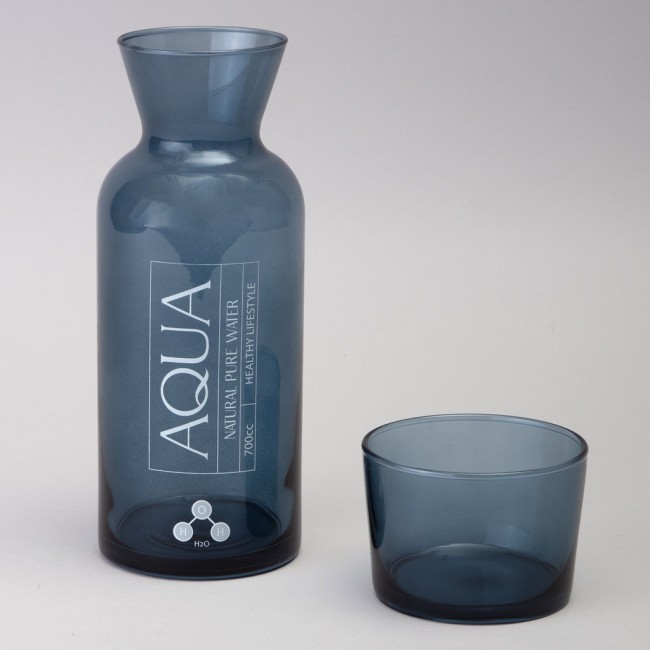 Графин с крышкой/стаканом "life style" blue 700мл Lefard (312-167)