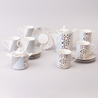 Чайный сервиз lefard "top style" на 6 пер. 14 пр. Lefard (165-597) Чайный сервиз lefard "top style" на 6 пер. 14 пр. Lefard (165-597)