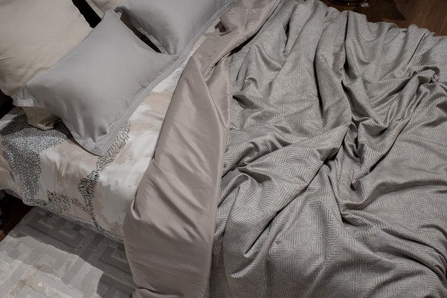 Покрывало Gloss серое 260*260 (TT-00012842)