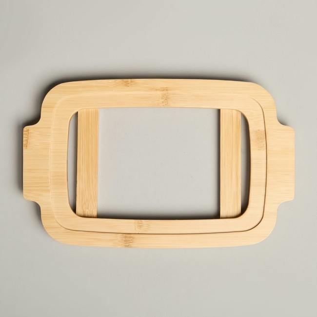 Блюдо для выпекания и сервировки lefard "muse" со стекл.крышкой на дер.подставке 27,5*17*9см 900мл Lefard (587-242)