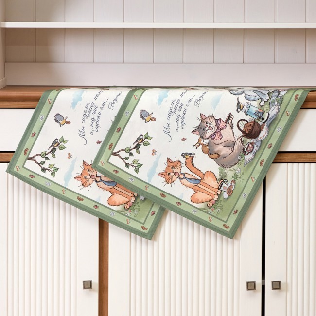 Набор полотенец из 2х шт "пальчики оближешь",40х60см, 100% хлопок Lefard (850-724-61)