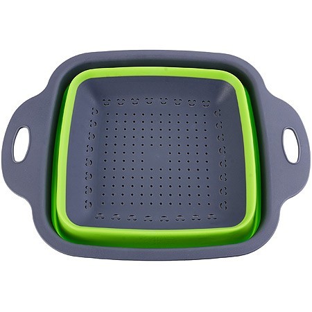 Дуршлаг силикон с ручками, ЗЕЛЕН.MB (31490-1) Дуршлаг силикон с ручками, ЗЕЛЕН.MB (31490-1)