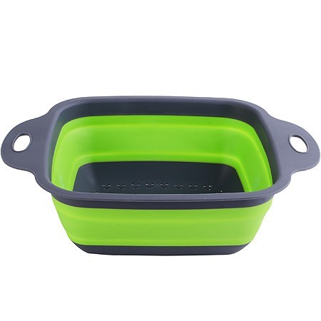 Дуршлаг силикон с ручками, ЗЕЛЕН.MB (31490-1) Дуршлаг силикон с ручками, ЗЕЛЕН.MB (31490-1)