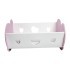 Кроватка-люлька для кукол, цвет: нежно-розовый (PFD120-33)