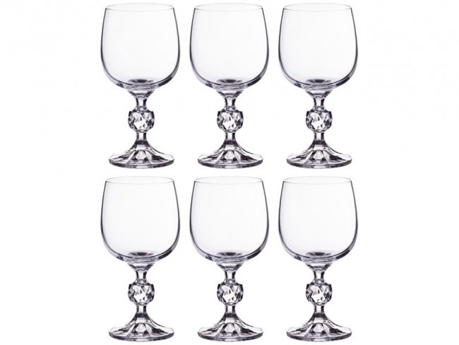 Набор бокалов для вина из 6 шт. "claudie/sterna" 190 мл высота=14,5 см CRYSTALITE (669-098)