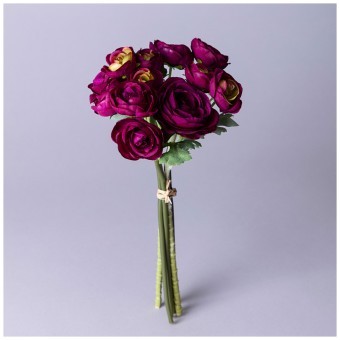 Букет искусственных цветов "ранункулюс" высота= 28см Lefard (287-525) Букет искусственных цветов "ранункулюс" высота= 28см Lefard (287-525)