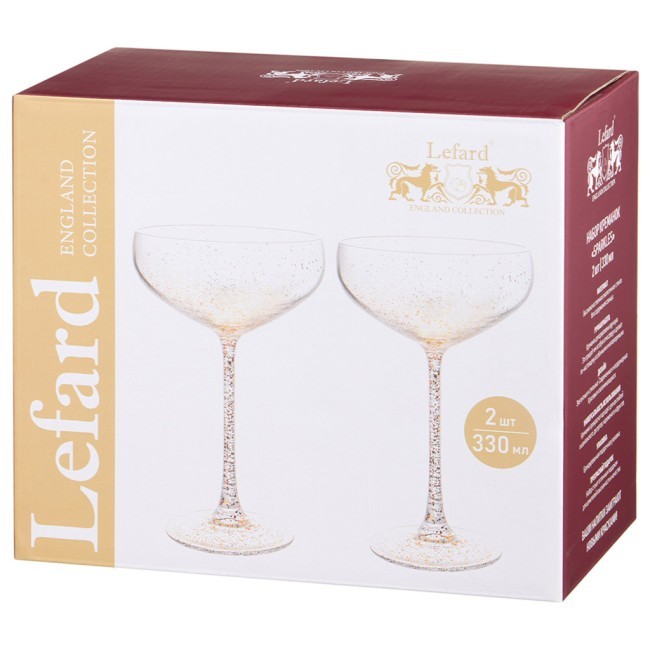 Набор креманок "sparkles" из 2 шт. 330 мл Lefard (685-125)