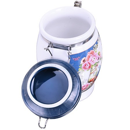 Банка для сыпучих 900мл Натюрморт дол/металл LR (26397)