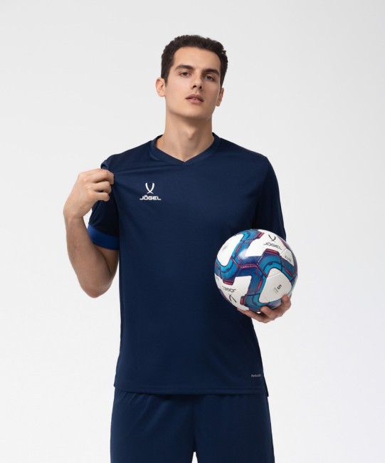 Футболка игровая JOGEL DIVISION PerFormDRY Union Jersey, темно-синий/синий/белый (1020642)
