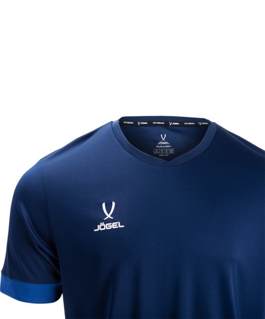 Футболка игровая JOGEL DIVISION PerFormDRY Union Jersey, темно-синий/синий/белый (1020642)
