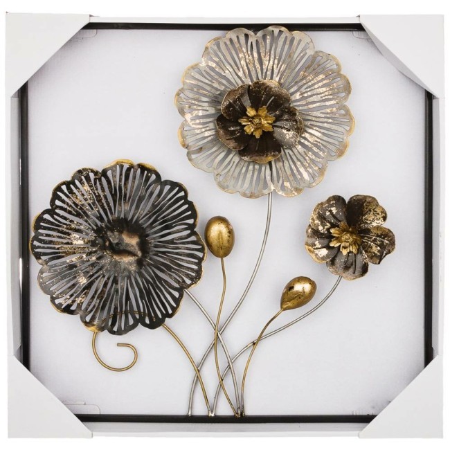 Панно настенное коллекция "цветочная симфония" 50,2*50,2*5,7 см Lefard (680-129)