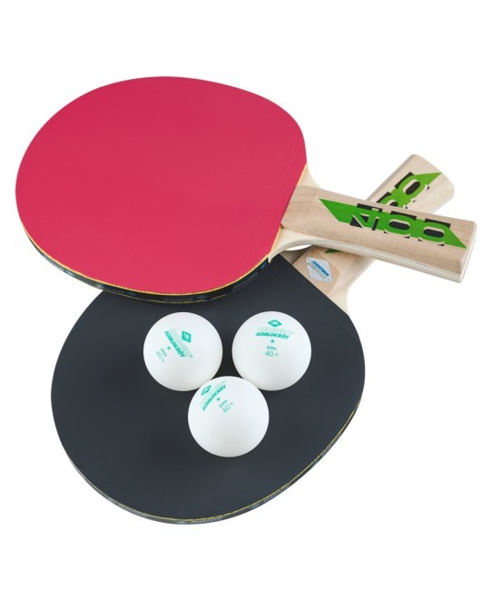 Набор для настольного тенниса Donic Fetzner 400 FSC Set, 2 ракетки, 3 мяча (1471137)