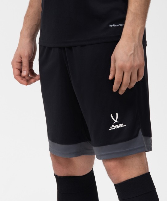 Шорты игровые JOGEL DIVISION PerFormDRY Union Shorts, черный/темно-серый/белый (2101161) Шорты игровые JOGEL DIVISION PerFormDRY Union Shorts, черный/темно-серый/белый (2101161)