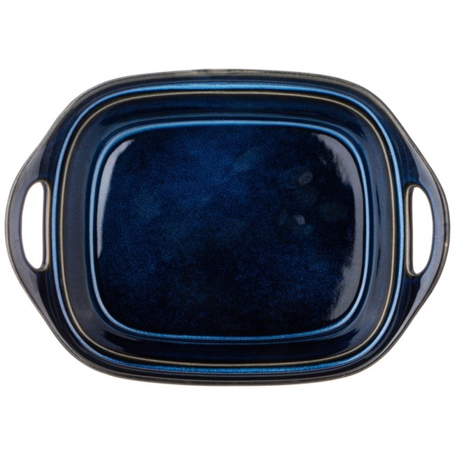 Форма для запекания с крышкой reactive blue 33*23*9,5/13 см 2000 мл Agness (780-110)