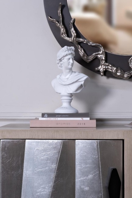 Статуэтка "Античный бюст" белая 20*30см (TT-00004759)