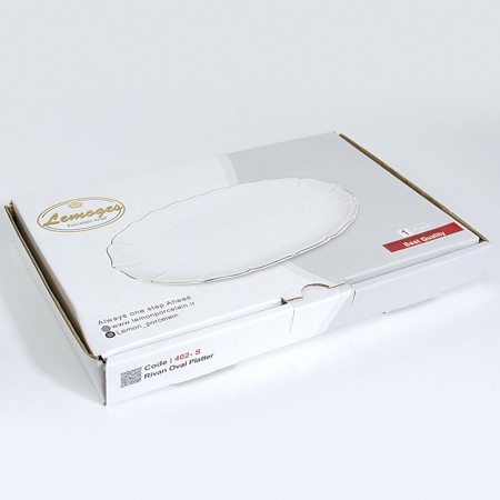 Блюдо сервировочное для подачи керамика 33,5х22х4 LR (90077-402S)