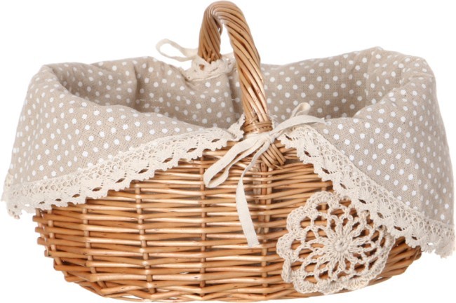 Корзинка с ручкой 25*19*12/16 см. Lefard (119-233) Корзинка с ручкой 25*19*12/16 см. Lefard (119-233)