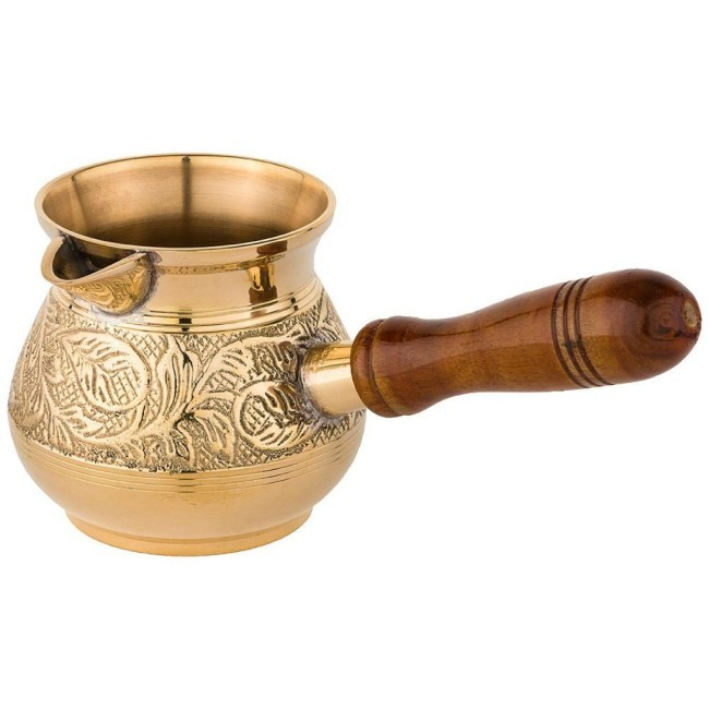 Турка резная "graving" 250мл. латунь Lefard (733-120)