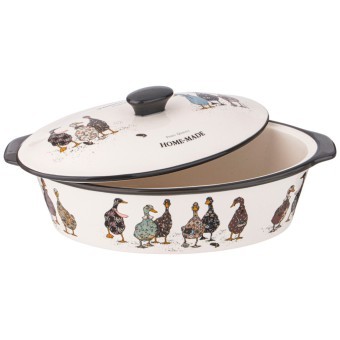 Форма для запекания с крышкой "family farm" овальная 3,2 л 37,5х22х15,5см Lefard (536-281) Форма для запекания с крышкой "family farm" овальная 3,2 л 37,5х22х15,5см Lefard (536-281)