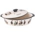 Форма для запекания с крышкой agness "family farm" овальная 3,2 л 37,5х22х15,5см Lefard (536-281)