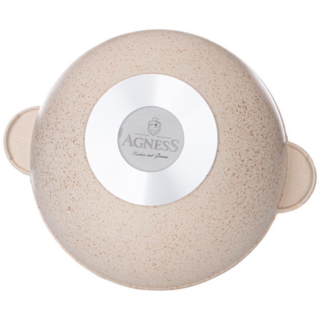 Казан со стекл крышкой agness "paradise" 4 л Agness (899-223)