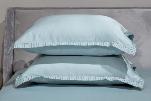 Комплект наволочек тенсель бирюзовый 70*70 (2шт) (TT-00011359)