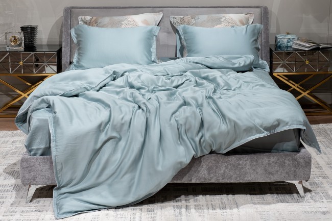 Комплект наволочек тенсель бирюзовый 70*70 (2шт) (TT-00011359)