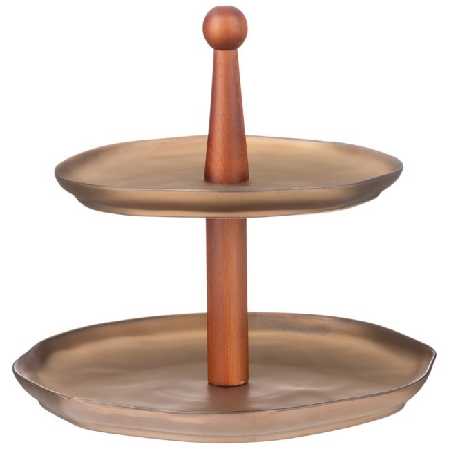 Ваза двухярусная bronco "bronze" 24,5*20,5 см Bronco (474-181)