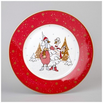 Тарелка закусочная lefard "family christmas" 20 см Lefard (425-180)