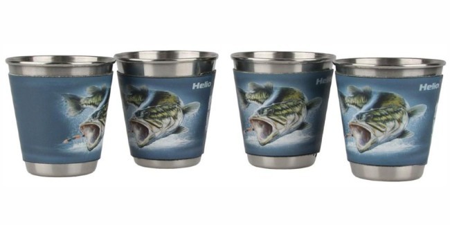 Набор стопок в чехле Helios Рыба 4 шт 60 мл HS-NS-F-A20-2 (72460)