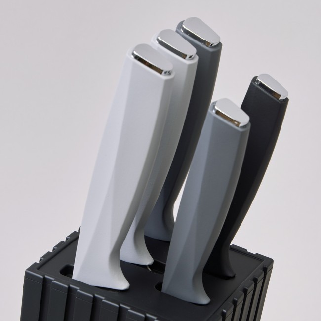 Набор ножей agness на пластиковой подставке, 6 предметов Agness (911-747) Набор ножей agness на пластиковой подставке, 6 предметов Agness (911-747)