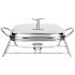 Мармит agness  квадратный silver 1,8l Agness (781-502)