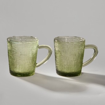Набор кружек "tempo" green 2 шт./250 мл Lefard (355-387)