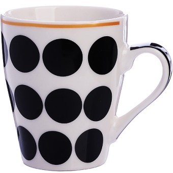 Кружка 340мл Горох Black LR (9-31232-3)