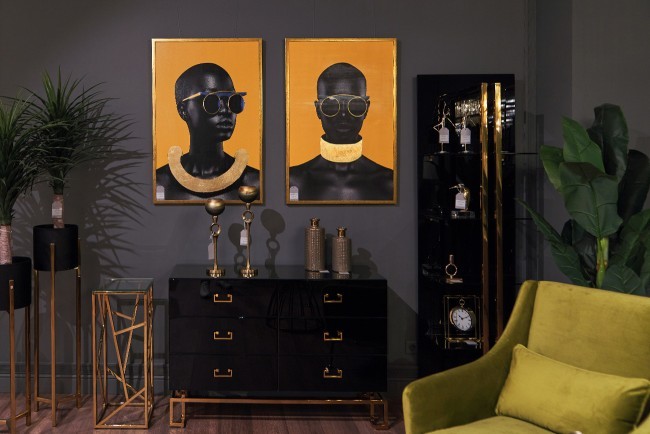 Холст "Африканка-3" 100х70 см, багет алюм(зол) (TT-00006566) Холст "Африканка-3" 100х70 см, багет алюм(зол) (TT-00006566)